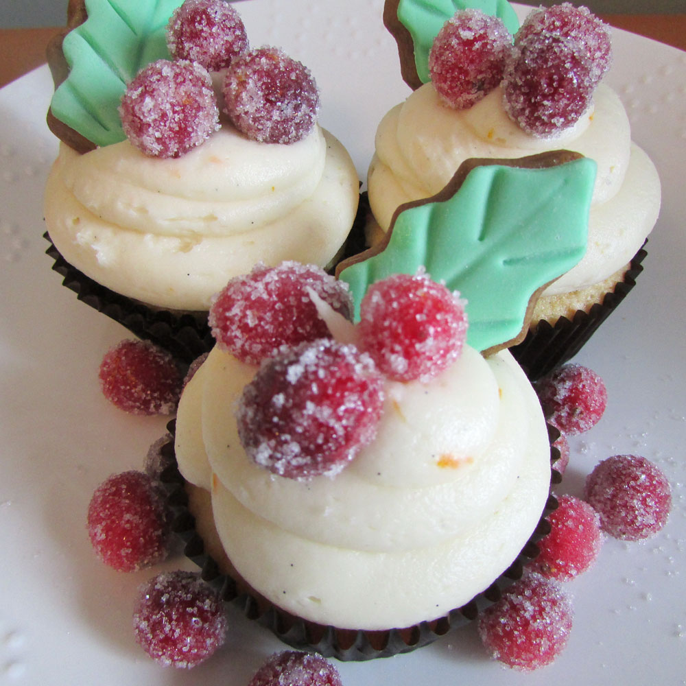 Orange Cranberry Cupcakes