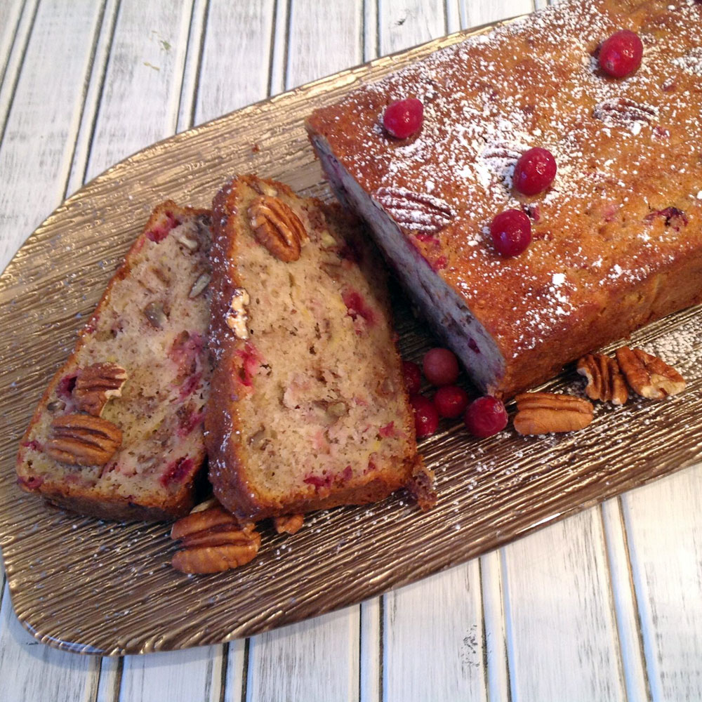 Banana Cranberry Bread